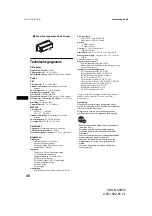 Preview for 214 page of Sony CDX-NC9950 Operating Instructions Manual