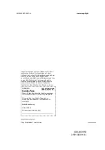 Preview for 218 page of Sony CDX-NC9950 Operating Instructions Manual