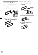 Предварительный просмотр 46 страницы Sony CDX-R3000 - Fm/am Compact Disc Player Operating Instructions Manual