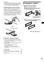 Предварительный просмотр 69 страницы Sony CDX-R3000 - Fm/am Compact Disc Player Operating Instructions Manual