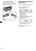 Предварительный просмотр 104 страницы Sony CDX-R3000 - Fm/am Compact Disc Player Operating Instructions Manual