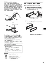 Предварительный просмотр 117 страницы Sony CDX-R3000 - Fm/am Compact Disc Player Operating Instructions Manual