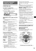 Предварительный просмотр 27 страницы Sony CDX-R30M - Fm/am Compact Disc Player Operating Instructions Manual