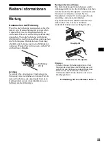 Предварительный просмотр 49 страницы Sony CDX-R3300 - Fm/am Compact Disc Player Operating Instructions Manual