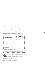 Предварительный просмотр 134 страницы Sony CDX-R3300 - Fm/am Compact Disc Player Operating Instructions Manual