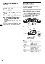 Preview for 14 page of Sony CDX-R3300EE Operating Instructions Manual