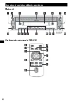 Предварительный просмотр 6 страницы Sony CDX-R3350EE Operating Instructions Manual