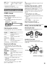 Preview for 11 page of Sony CDX-R3410 Operating Instructions Manual