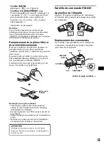 Предварительный просмотр 51 страницы Sony CDX-R35MR Operating Instructions Manual