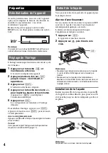 Preview for 42 page of Sony CDX-R450 Operating Instructions Manual