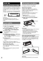 Preview for 82 page of Sony CDX-R450 Operating Instructions Manual