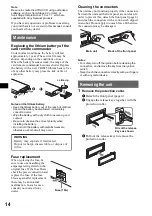 Предварительный просмотр 14 страницы Sony CDX-R5610 Operating Instructions Manual