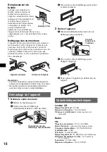 Предварительный просмотр 34 страницы Sony CDX-R5715X - Fm/am Compact Disc Player Operating Instructions Manual