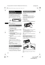 Предварительный просмотр 4 страницы Sony CDX-R6550 Operating Instructions Manual