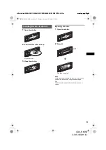 Предварительный просмотр 5 страницы Sony CDX-R6550 Operating Instructions Manual