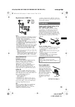 Предварительный просмотр 15 страницы Sony CDX-R6550 Operating Instructions Manual