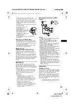 Предварительный просмотр 33 страницы Sony CDX-R6550 Operating Instructions Manual