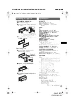 Предварительный просмотр 55 страницы Sony CDX-R6550 Operating Instructions Manual