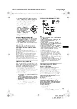 Предварительный просмотр 73 страницы Sony CDX-R6550 Operating Instructions Manual