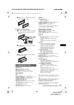 Предварительный просмотр 75 страницы Sony CDX-R6550 Operating Instructions Manual