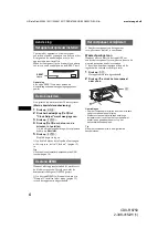 Предварительный просмотр 86 страницы Sony CDX-R6750 Operating Instructions Manual