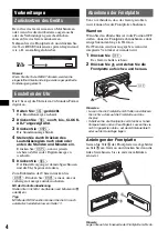 Предварительный просмотр 22 страницы Sony CDX-RA550 Operating Instructions Manual