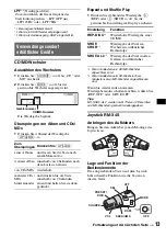 Предварительный просмотр 31 страницы Sony CDX-RA550 Operating Instructions Manual