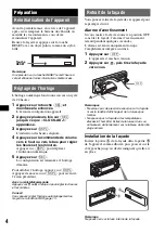 Предварительный просмотр 42 страницы Sony CDX-RA550 Operating Instructions Manual