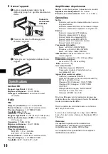 Предварительный просмотр 56 страницы Sony CDX-RA550 Operating Instructions Manual