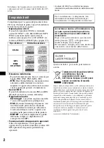 Предварительный просмотр 60 страницы Sony CDX-RA550 Operating Instructions Manual