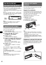 Предварительный просмотр 62 страницы Sony CDX-RA550 Operating Instructions Manual