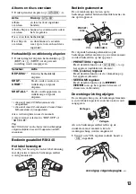 Предварительный просмотр 91 страницы Sony CDX-RA550 Operating Instructions Manual