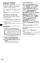 Предварительный просмотр 10 страницы Sony CDX-RA650 Operating Instructions Manual