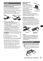 Предварительный просмотр 35 страницы Sony CDX-RA650 Operating Instructions Manual