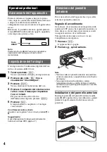 Предварительный просмотр 62 страницы Sony CDX-RA650 Operating Instructions Manual