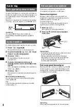 Предварительный просмотр 82 страницы Sony CDX-RA650 Operating Instructions Manual