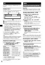 Предварительный просмотр 8 страницы Sony CDX-RA700 - Motorized Synchro-flip Detachable Face Operating Instructions Manual