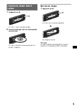 Предварительный просмотр 21 страницы Sony CDX-RA700 - Motorized Synchro-flip Detachable Face Operating Instructions Manual