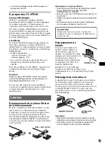 Предварительный просмотр 31 страницы Sony CDX-RA700 - Motorized Synchro-flip Detachable Face Operating Instructions Manual