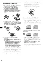 Предварительный просмотр 24 страницы Sony CDX-RW300 - Fm/am Compact Disc Player Operating Instructions Manual