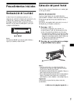 Предварительный просмотр 25 страницы Sony CDX-RW300 - Fm/am Compact Disc Player Operating Instructions Manual