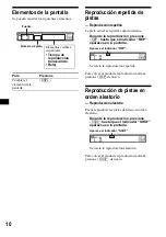 Предварительный просмотр 28 страницы Sony CDX-RW300 - Fm/am Compact Disc Player Operating Instructions Manual