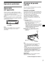 Предварительный просмотр 61 страницы Sony CDX-S1000 Operating Instructions Manual