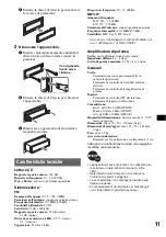 Preview for 49 page of Sony CDX-S11 Operating Instructions Manual