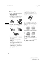 Предварительный просмотр 6 страницы Sony CDX-S2000 - Fm/am Compact Disc Player Operating Instructions Manual