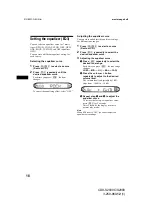 Предварительный просмотр 18 страницы Sony CDX-S2000 - Fm/am Compact Disc Player Operating Instructions Manual