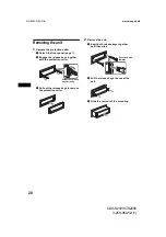 Предварительный просмотр 20 страницы Sony CDX-S2000 - Fm/am Compact Disc Player Operating Instructions Manual