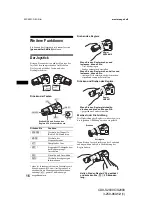 Предварительный просмотр 38 страницы Sony CDX-S2000 - Fm/am Compact Disc Player Operating Instructions Manual