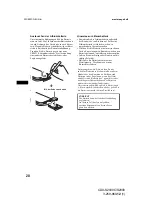 Предварительный просмотр 42 страницы Sony CDX-S2000 - Fm/am Compact Disc Player Operating Instructions Manual