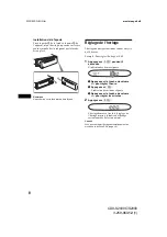 Предварительный просмотр 54 страницы Sony CDX-S2000 - Fm/am Compact Disc Player Operating Instructions Manual